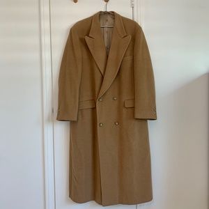 Vintage Calvin Klein Camel Wool Coat